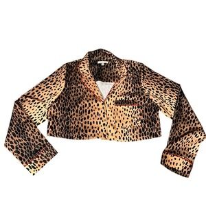 Good American Leopard Top Size 2